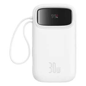 Baseus Qpow2 20000mAh 30W s káblom USB-C biela / Powerbanka / 3xUSB-C / 1xUSB-A (P10055009213-00)