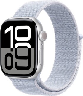Apple Watch 10 GPS 42mm Silver Alu Sport Loop Modrý (MWWD3QC/A)