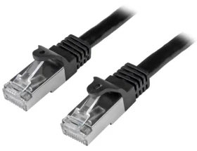 StarTech Patch kábel CAT6 SFTP RJ45-RJ45 2 m čierna / Patch kábel / SFTP (N6SPAT2MBK)
