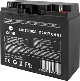 CSSB / Batéria / Gélová / 12V/17Ah / do UPS (LX12170CS)