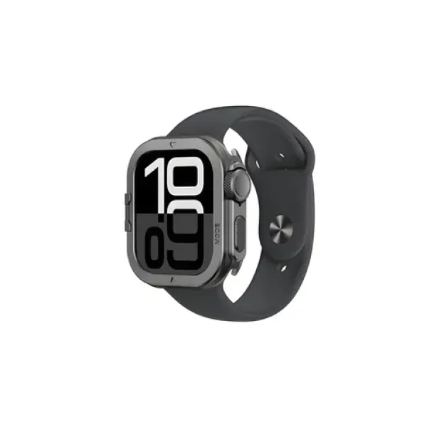 AmazingThing Titan Pro čierna / Kovový kryt / Apple Watch 11 46 mm Aluminium