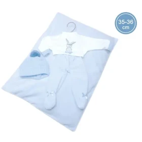 Llorens M635-55 oblečok pre bábiku bábätko NEW BORN veľkosti 35-36 cm
