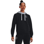 Dámske tričko Rival Fleece CB W 1373031 001 black and grey - Under Armour XXL
