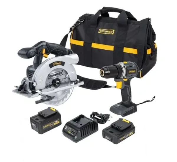 GRUNDER CD-B0A18+CS-L1118 / Sada aku náradia / 18V / 2Ah, 4Ah (CD-B0A18+CS-L1118)