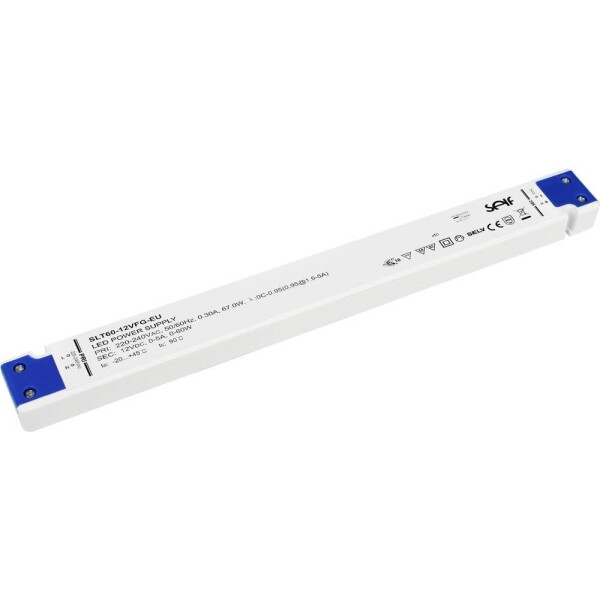 Self Electronics SLT60-12VFG-EU napájací zdroj pre LED 60.0 W; SLT60-12VFG-EU
