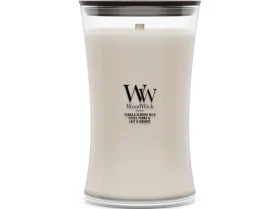 Woodwick Tonka Almond Milk sviečka veľká (5038581183176)