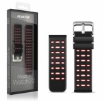 Aligator Silikónový remienok Duálny 22mm červená (22AW0001)