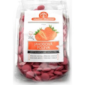 Jahodová poleva 250 g - Master Martini - Master Martini