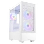 Lian Li Lacool 205 Mesh C biela / ATX / mATX / mini-ITX / 2xUSB 3.2 A + 1xUSB C / bez zdroja / priehľadná bočnica (LANCOOL 205 MESH C WHITE)