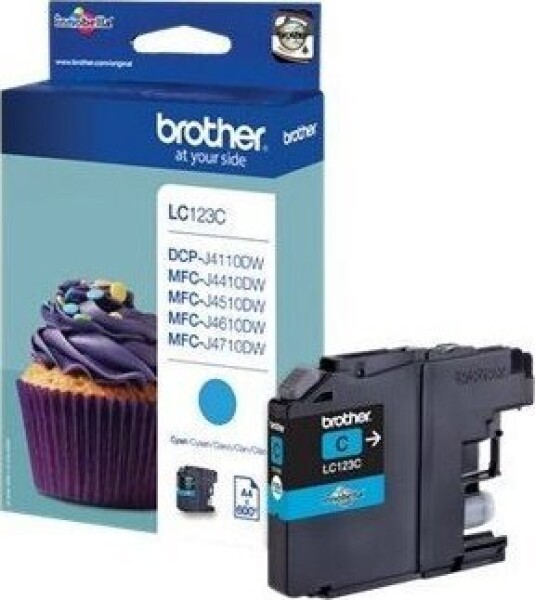 Brother Brother originálny ink / Toner LC-123C, cyan, 600s, Brother MFC-J4510 DW