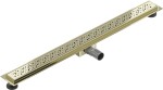 MEXEN/S - Flat M12 odtokový žľab 90 cm zlatý 1521090-15