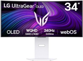 LG UltraGear OLED 34GX90SA-W Smart