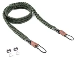C-ROPE Traveler Olive / Popruh na fotoaparát / Paracord / dĺžka 100 cm / nosnosť 40 kg (CRP-TRL-100-OLV)