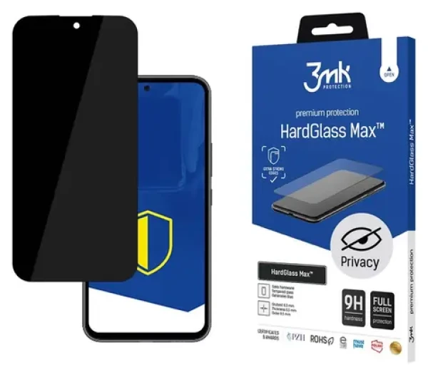 3mk HardGlass MAX Privacy / Ochranné sklo / Samsung Galaxy A55 5G / 9H / Privacy filter