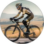 Jedlý papier cyklista na bicykli 19,5 cm - Pictu Hap - Pictu Hap