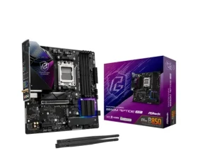 ASRock B850M Riptide WiFi / AMD B850 / DDR5 / SATA III / USB 3.2 / 2.5 GLAN / Wi-Fi 7 / sc.AM5 / mATX (90-MXBS3-A0UAYZ)