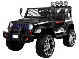 Mamido Elektrické autíčko Jeep Raptor 4x4 čierne