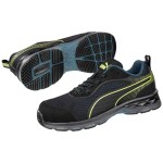 PUMA Fuse Knit Black WNS Low 643930264000040 bezpečnostná obuv S1P Veľkosť topánok (EU): 40 čierna, zelená 1 pár; 643930264000040