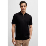 Pánske polo tričko BOSS Polston 11 NERO slim fit čierne (50513375-001) M