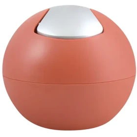 Spirella BOWL MATT mini výklopný odpadkový kôš 1 L matný terakota / plast (7610583212283)