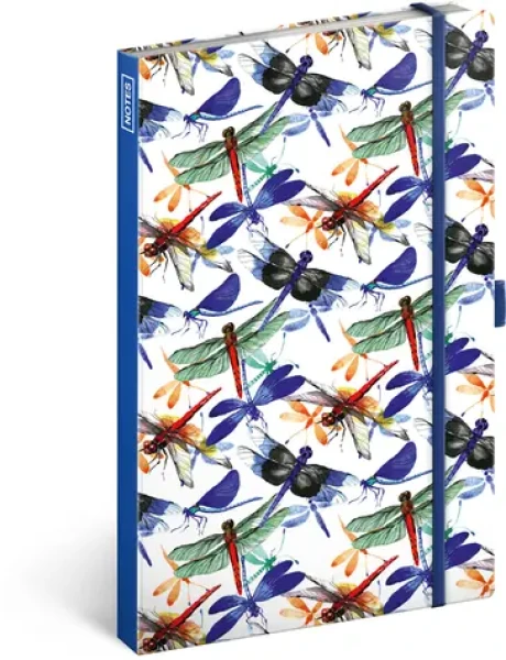 Presco Group Notes Vážky / linajkový / 13 × 21 cm (A-7333)