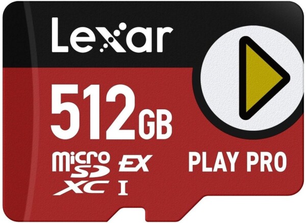 Lexar Play Pro MicroSDXC 512 GB UHS-I (LMSXPS0512G-BNNNG)