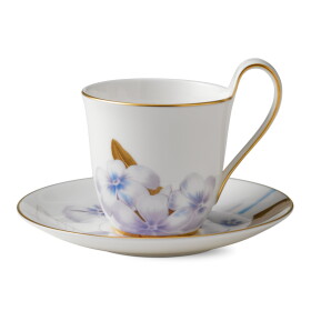 Royal Copenhagen Porcelánový šálek s podšálkem Flora Rhododendron 270 ml