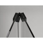 MEXEN - Exo skladacie sprchové dvere 80, transparent, čierna 816-080-000-70-00