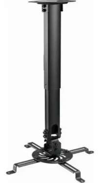 Gembird CM-B-01 čierny / Stropný držiak projektora / nosnosť 13 kg / náklon ±15° / rotácia 360° (CM-B-01)