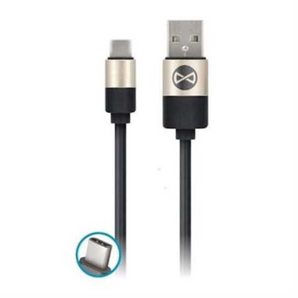 Forever MODERN Dátový kábel TFO USB Type-C čierna (DATMICROMODERN-C)