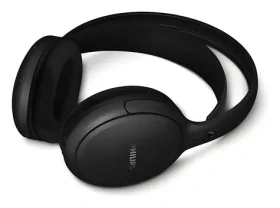 Philips SHD6000BK/12 čierna / Slúchadlá / bezdrôtová / cez hlavu / rýchle nabíjanie / 600 mAh (SHD6000BK/12)