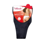Dámske brazílske nohavičky BRAZILIAN MINISLIP Black - BELLINDA XL černá