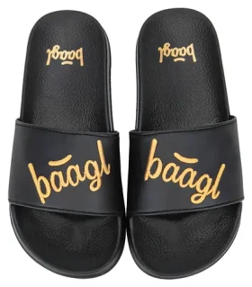 BAAGL Šľapky Logo Gold / veľ. 37