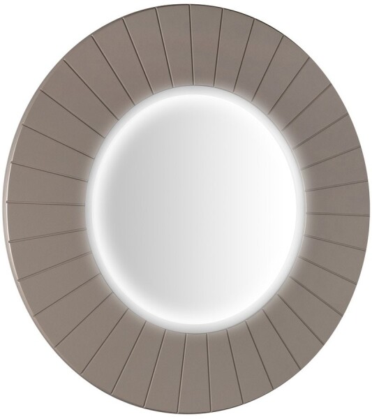 SAPHO - LUMIRO STRIP guľaté zrkadlo s LED osvetlením v ráme, priemer 90cm, agila LR950-4343S