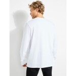 GUESS top Classic Logo Long-sleeve Tee biely XL Biela