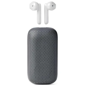 Lexon Speakerbuds LA127G sivá / Bezdrôtové slúchadlá do uší / Bluetooth reproduktor / mikrofón / Bluetooth 5.2 (LA127G)
