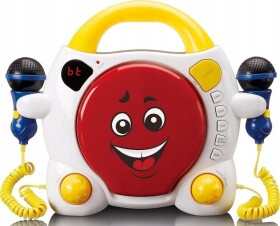 Lenco Lenco KCD-011KIDS Tragbarer Kinder Karaoke CD-Player mit BT