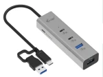 I-TEC Universal Charging Metal HUB / USB hub / 2x USB-C + 2x USB-A / PD 85W (CAHUBMETAL2A2CPD)