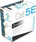 Alantec KIU5OUTZ305 sivá / Sieťový kábel / Cat5e / U/UTP / vonkajší gélový / 305 m (KIU5OUTZ305)
