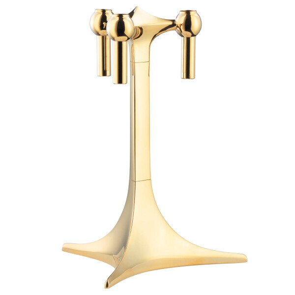 STOFF NAGEL Designový svietnik STOFF Nagel Stand Solid Brass