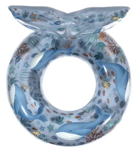 Little Dutch Nafukovací kruh Ocean WORLD modrá / priemer 91 cm / od 3 rokov (2016391LD)