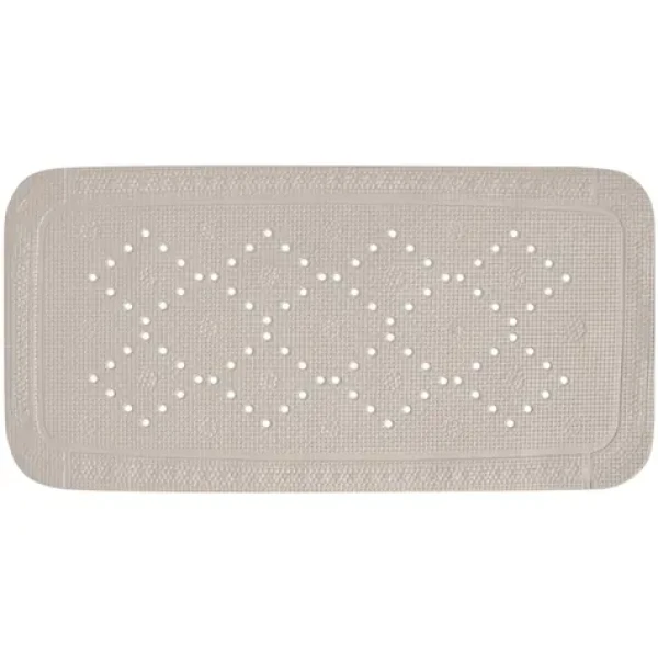 Spirella ALASKA šedo-hnedá / Protišmyková podložka do vane / PVC / 91 x 36 cm