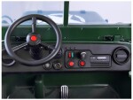 Mamido Mamido Detský elektrický Jeep Willys 24V 4x4 trojmiestny zelený