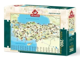 ART PUZZLE 4288 Puzzle Turecko: Kultúrna mapa