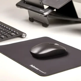 Fellowes BREYTA XL čierna / Podložka pod myš / 280 x 210 mm / Antimikrobiálna úprava Microban