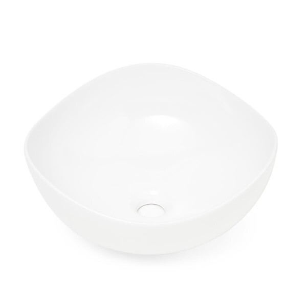 Umývadlo na dosku SAT Feel 38x38 cm bez otvoru na batériu SATUMFEEL3838 SATUMFEEL3838