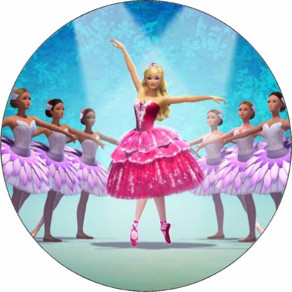 Jedlý papier Barbie baletka 19,5 cm - Pictu Hap - Pictu Hap