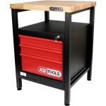 KS Tools 8650010 Pracovný stôl s 3 zásuvkami, V840xŠ600xH600mm (š x v x h) 600 x 840 x 600 mm; 8650010