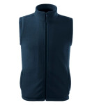 Next fleecová vesta unisex navy blue 02 (štítok značky) XL