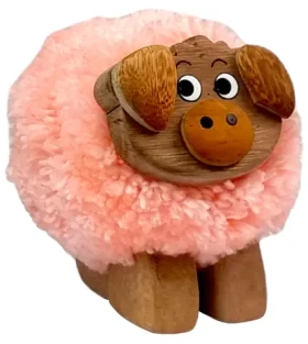 2Kids Toys Drevená figúrka XL pompon Prasa (2D98011)